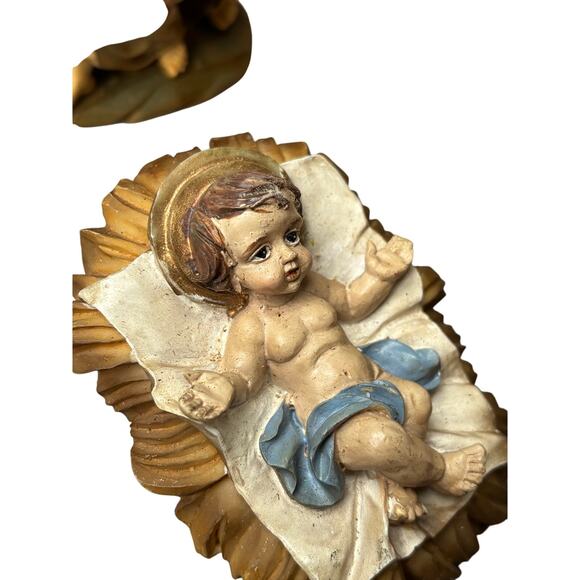 Kostna Nativity Scene Figurine Set Hand-Painted Christmas 11-Piece Vintage Look - Picture 3 of 10